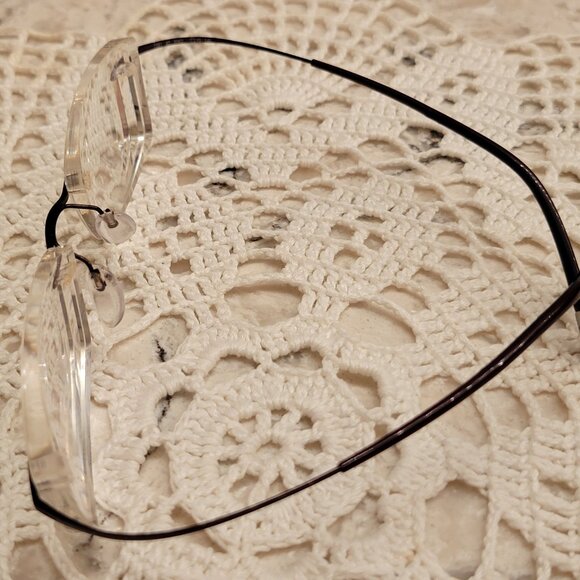 SILHOUETTE EYEGLASSES FRAMES 7581 40 6062 TITAN RIMLESS FLEX ARMS AUSTRIA & CASE - Picture 7 of 14